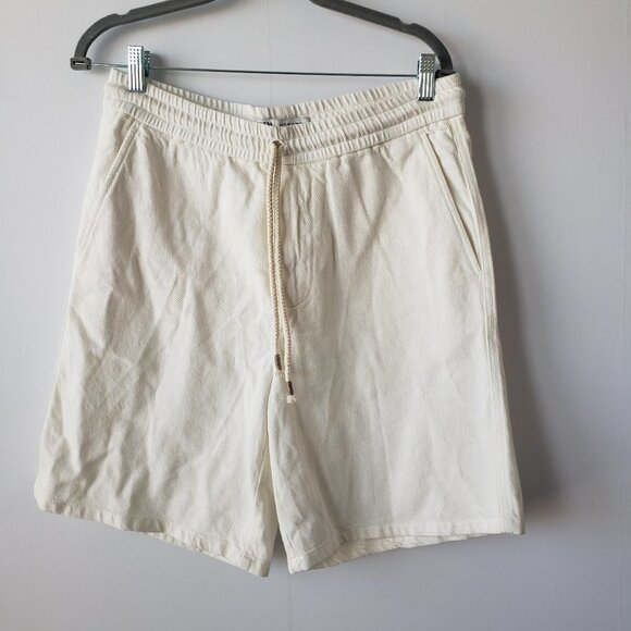 zara womens hi-rise drawstring waist short size M - Picture 1 of 7